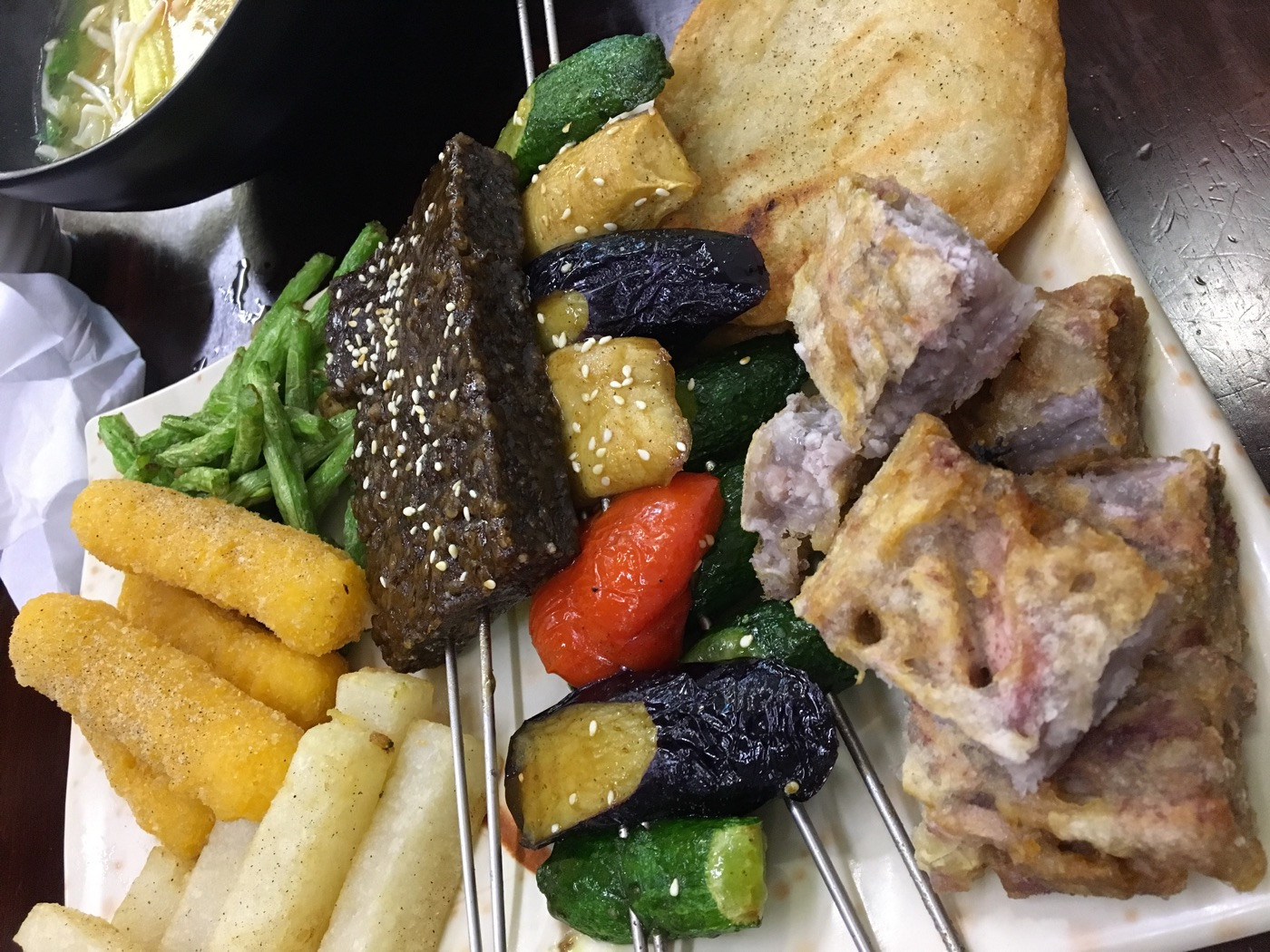 綠時代素食串燒